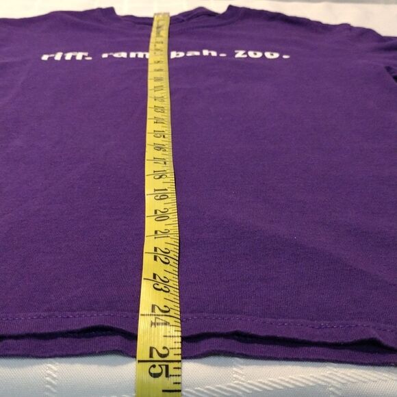 Gildan Purple Texas Christian University "riff. ram. bah. zoo." Shirt! - Picture 10 of 13